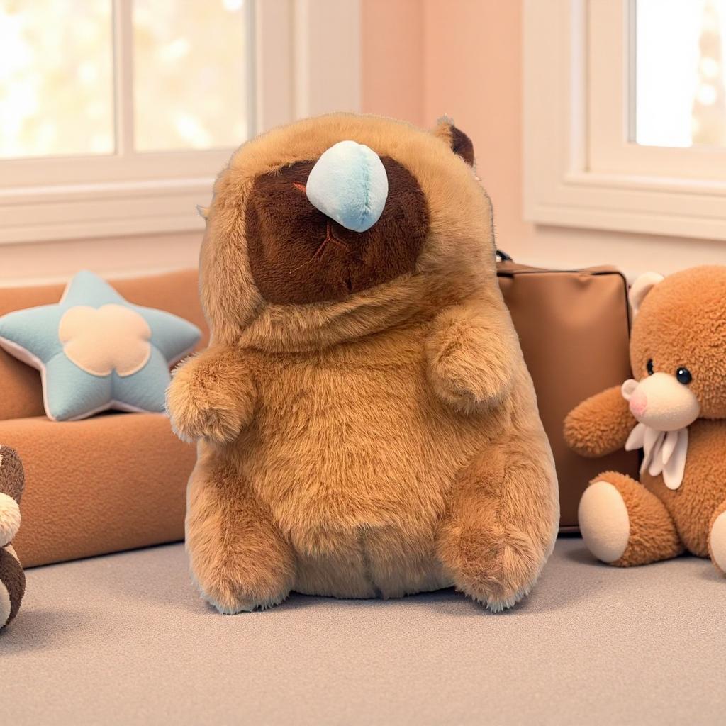 20-30СМ Капибара Capybara Плюшевая Игрушка Интернет-Знаменитость Капибара Джун Кукла Уродливая Милая Кукла Морская Свинка Кукла Мальчики Девочки Аниме Каваи