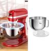 Multifuntional Bowl Lid Mixer Bowl Blender Cover Mixers Lid Stainless Steel Replacement Bowl for 6QT Stand Mixers