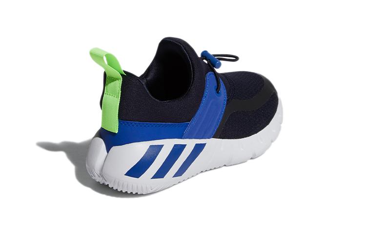 adidas Rapida Устойчивые к истиранию Низкие Беговые Кроссовки Черно-Синие Детские Возраст 3 7 Лет GX7597