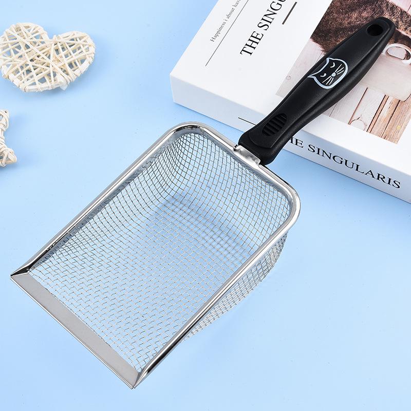 Stainless Steel Mesh Bentonite Cat Litter Scoop - 8 Mesh Rudina Chicken Shovel Pet Tool