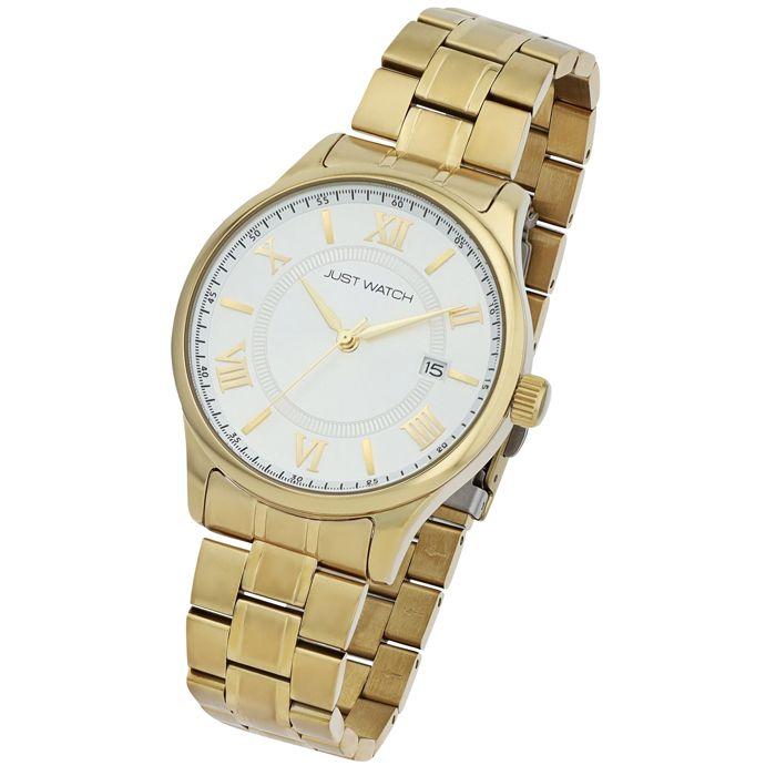 Montre homme - Finn - Boîtier 41 mm - Acier inoxydable doré - Étanchéité 5 ATM
