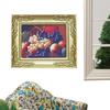 Миниатюрная картина 1/12, аксессуары для украшения кукольного домика, античная миниатюрная фоторамка, классическая ручная настенная картина, украшение стены, кукольный домик, художественная раскраска