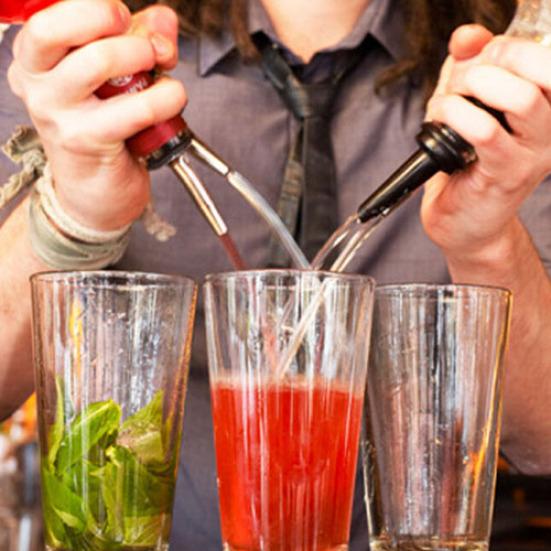 Нержавеющая сталь Ликер спирта Pourer Flow Wine Bottle Pour Spout Пробка Барная посуда