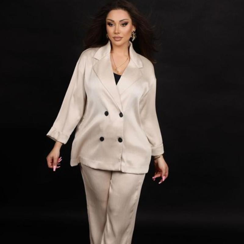 Женский тонкий повседневный пиджак, модный мятый пиджак с длинными рукавами и отложным воротником, свободный, для поездок на работу, осень, новая мода