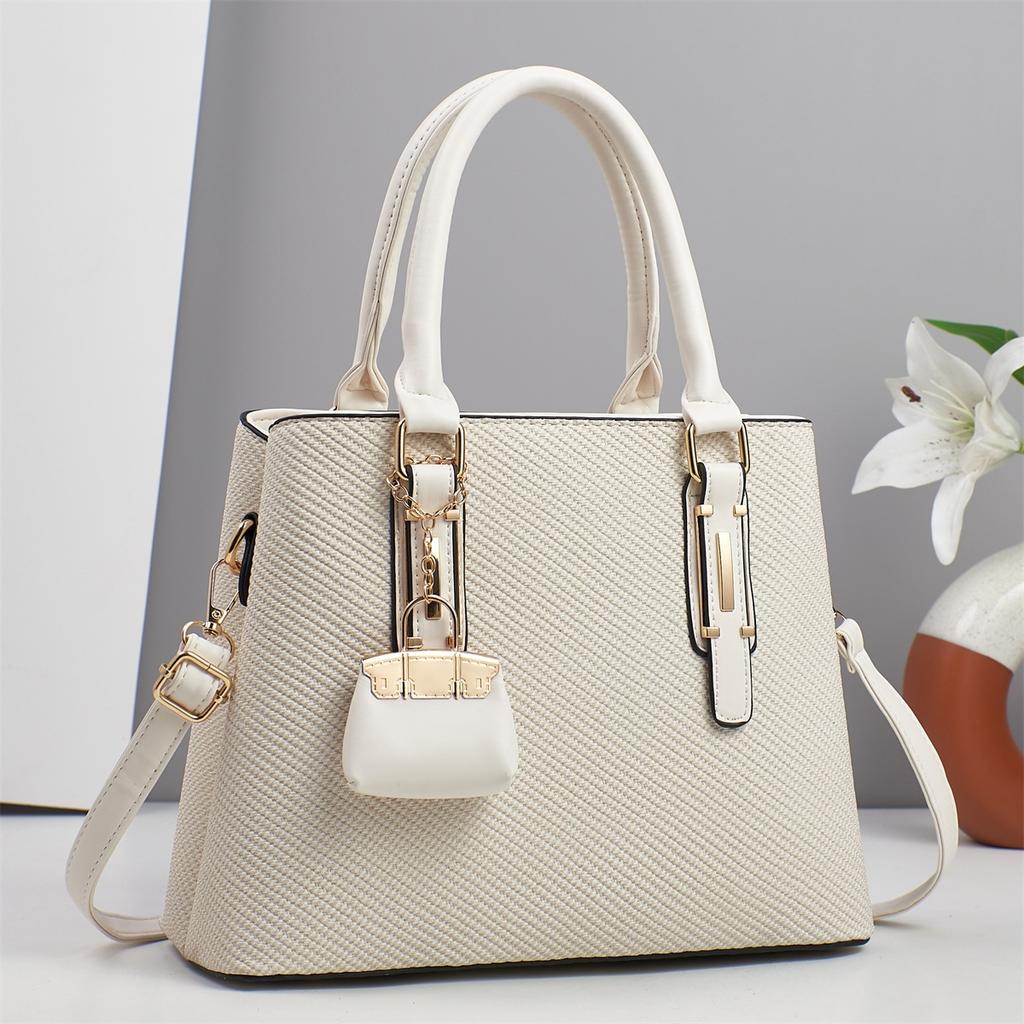 Новая сумка Macaron Splicing Handbag Высококачественная простая и атмосферная сумка через плечо Универсальная сумка через плечо большой вместимости