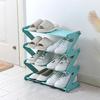 Shoe Rack Easy Assembly Stable Four-layer Entryway Free Standing Closet Structure Bedroom Floor Outdoor