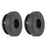 LAMELLIS 2 Pack Radiator Assembly Upper Insulator Mount Bushing Rubber Black for Accord 74173-SJ4-000
