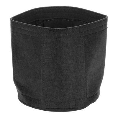 Uxcell 8" x 8" Портативный войлочный органайзер-вставка для круглых сумок-ведер с несколькими отделениями, сумки-седло с выпуклым дном, тоуты и формирователи для сумок, Черный