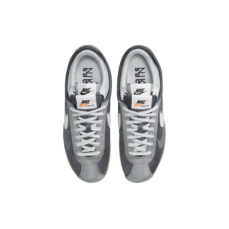 sacai x Nike Zoom Cortez SP Iron Grey Unisex Sneakers Dark-Grey White DQ0581-001