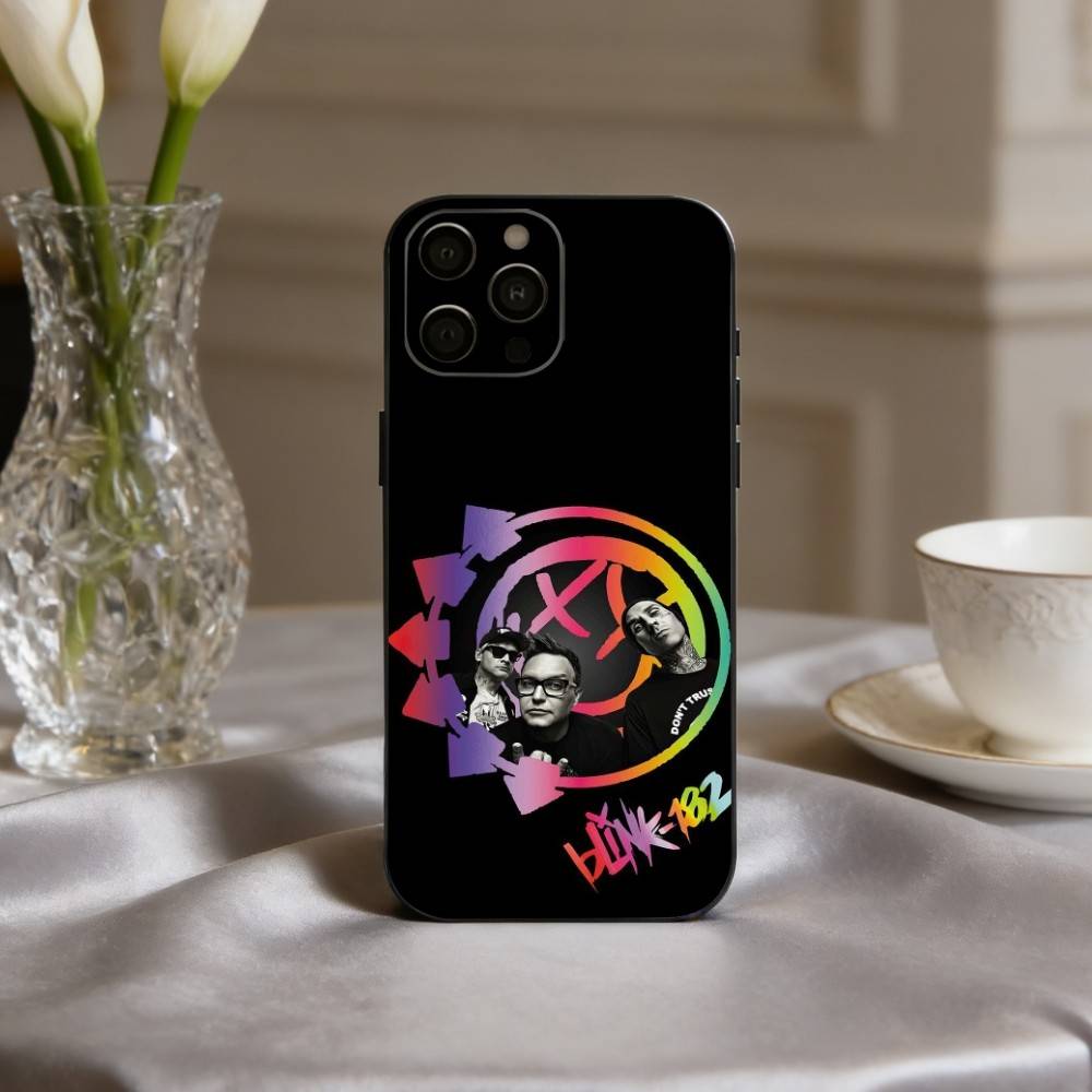 Punk B-Blink-182 Band Phone Case Silicone Soft For IPhone 17pro 16 15 14 13 12 11 X XR Plus Pro Max Plus