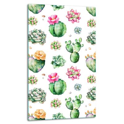 GLASS BOARD PANEL TABLETOP 30x52 CACTUS