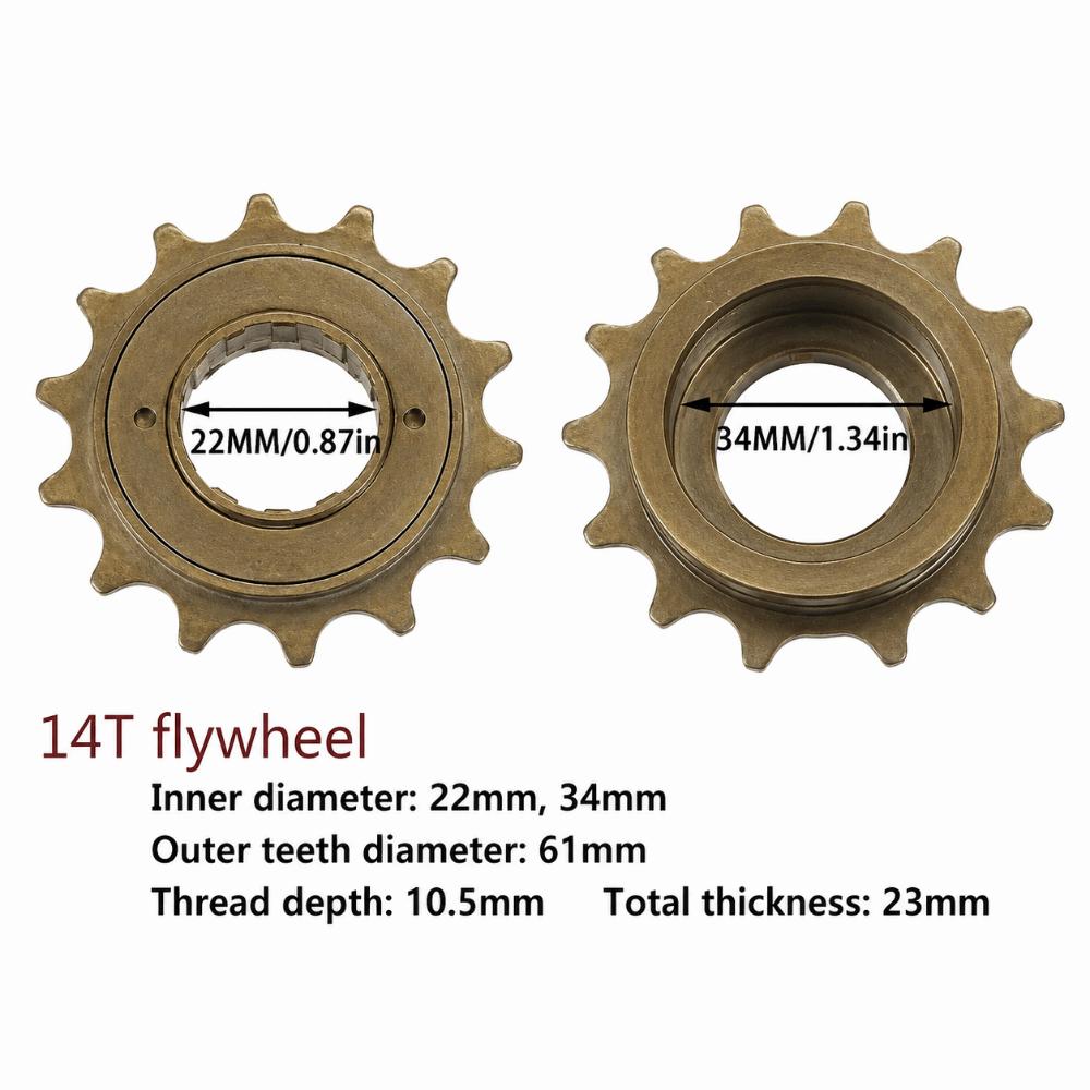 MTB 12/14/16T Steel Bike Freewheel Bicycle Sprocket Single Speed Cycling Supplies