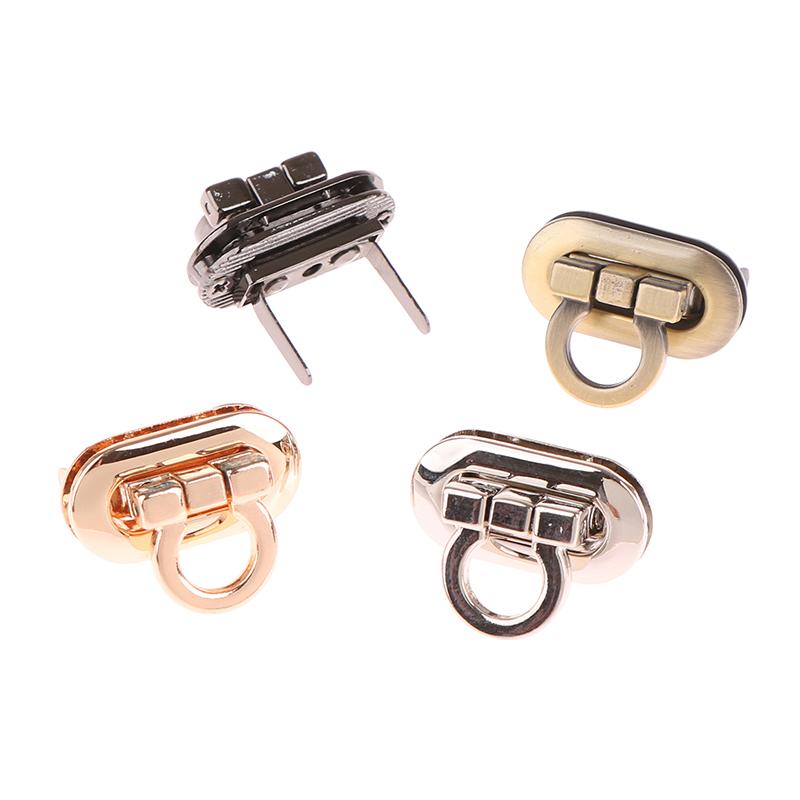 Metal Clasp Turn Lock Oval Metal Clasp Twist Lock For Diy Handbag Craft Bag Purse Bags Hardware Bag Accessory