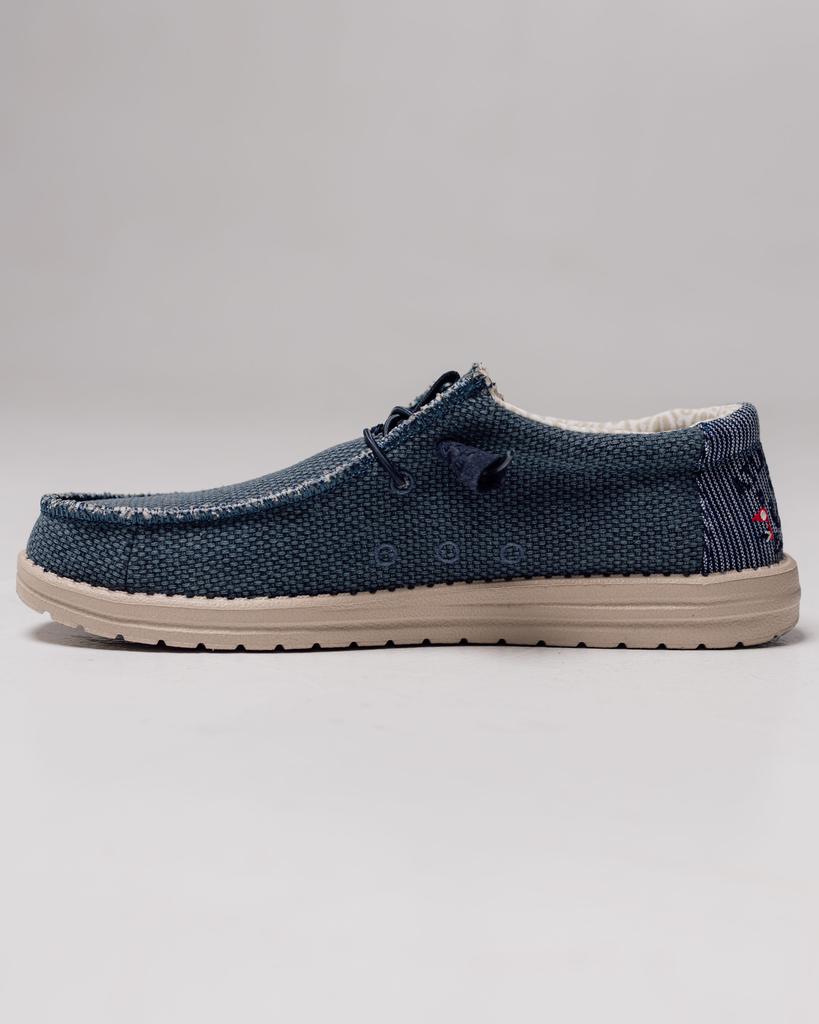 Мокасины Hodaki 11001 40 синие джинс текстиль