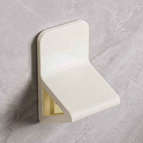 Yousheng 2Pcs Bathroom Pedals Triangular Design Foot Rubbing Stick Brush Holder Easy Installation Anti-Slip Labor-Saving Shoelace