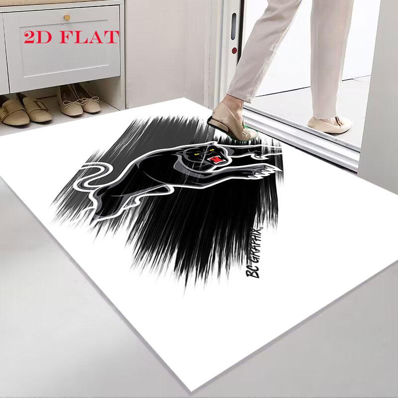 Panthers Charge Carpet Rug for Living Room Bedroom Home Sofa Decoration,Kids play Nonslip Floor Mat