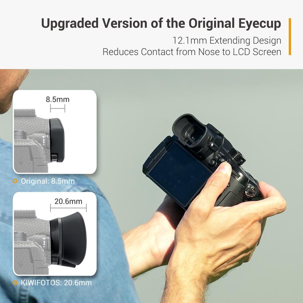 Soft Camera Viewfinder Eyecup Eyepiece for Olympus OM SYSYEM OM-1 Mark II & OM-1 EVF Eyeshade Protector Replaces Olympus EP-18