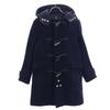 SCYE BASICS Made In Japan Cashmere Blend Duffel Coat 38 Navy Blue Women Used