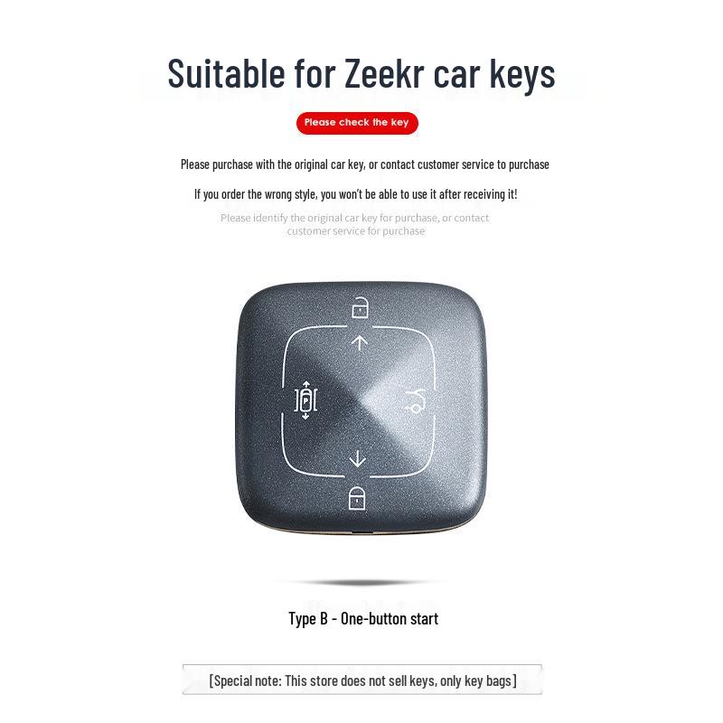 Чехол для ключа Zeekr 007 GT: Модель 2026 Zeekr MIX/001 Bluetooth Умный Защитный Чехол и Сумка-Крепление для Автомобиля.