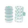 2Pcs Self-Adhesive Bangs Curlers Lazy Spiral Hair Bangs Roll Curler Plastic No Heat Air Diy Hair Curling Styling Tools
