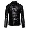 Leather Jacket Men'S Lapel Pu Leather Short Leather Jacket Casual Men'S Locomotive Leather Jacket