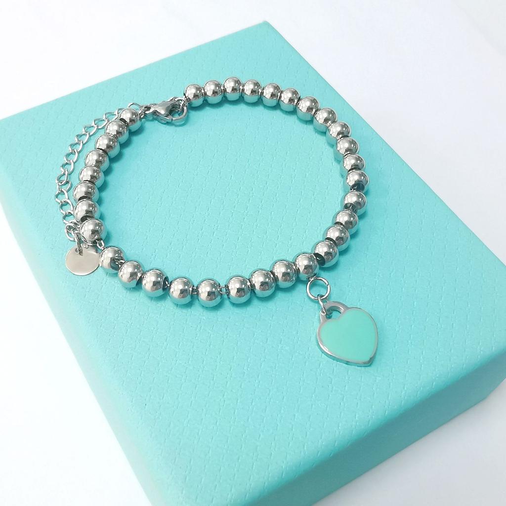 Bracelet Glue Enamel Love Bracelet Heart Shape Versatile