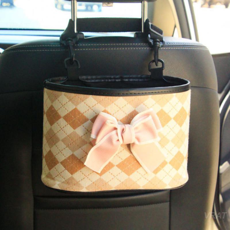 Mobile Phone Holder Supplies Car Styling Bag Folding Multi-function Pu Leather Storage Bag Car Styling No Peculiar Smell