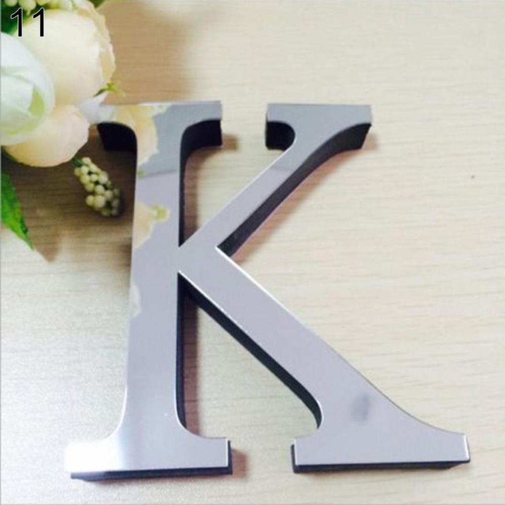 26 English Letters DIY 3D Decal Art Mural Wall Stickers Home Decor