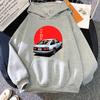 Initial D Hoodie AE86 Unisex Fashion Print Sweatshirt Japanese Long Sleeve Hoodies Men Women Harajuku Anime Sweatshirts Man Cartoon Car