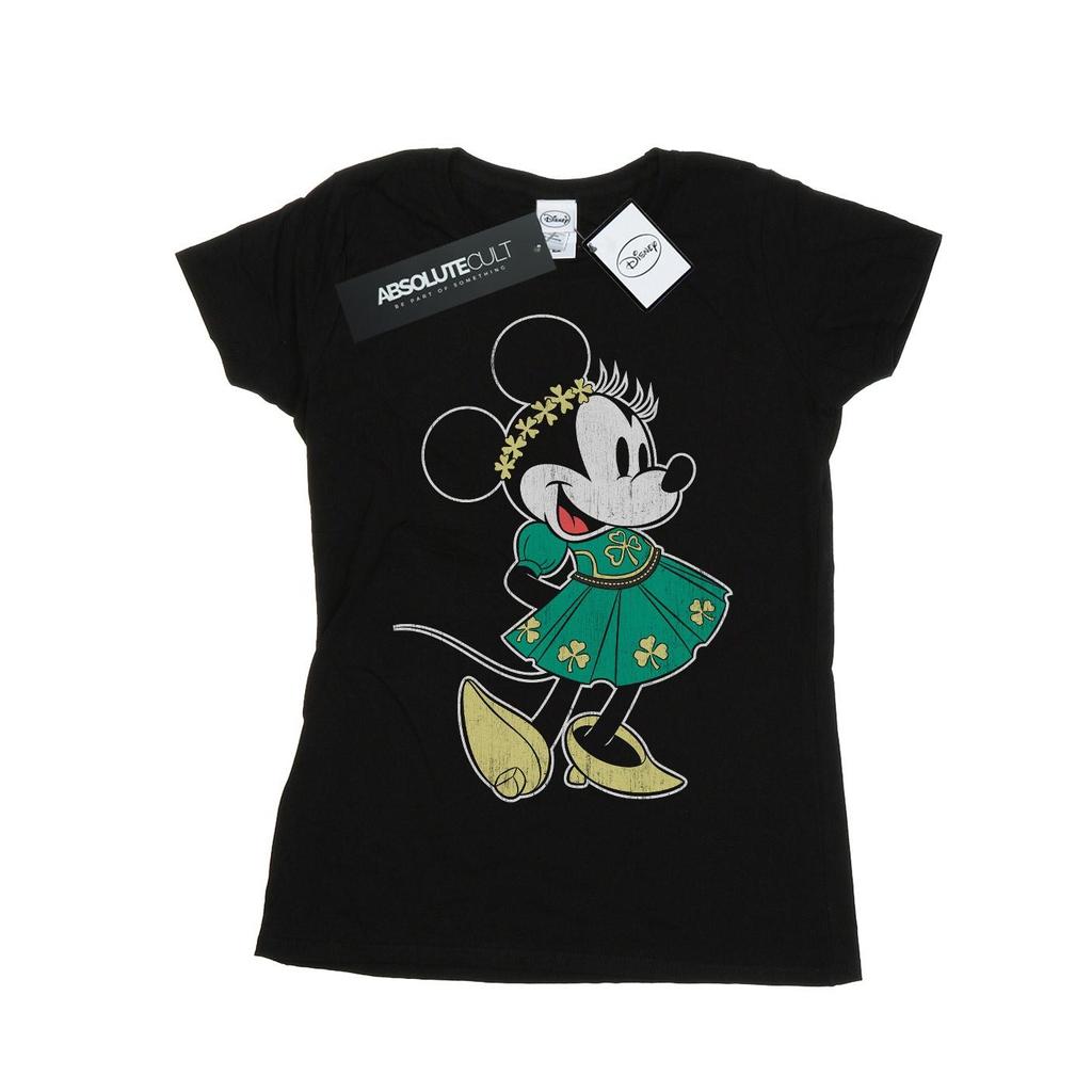 Disney Womens/Ladies Minnie Mouse St Patrick´s Day Costume Cotton T-Shirt