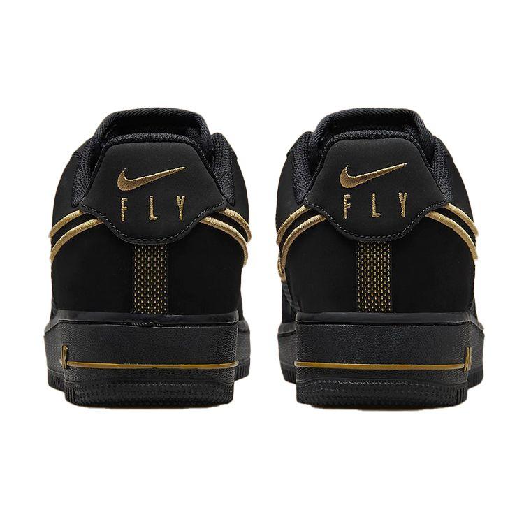 Nike Air Force 1 Low Legendary Женские Кроссовки Черный Металлик-Золото DM8077-001
