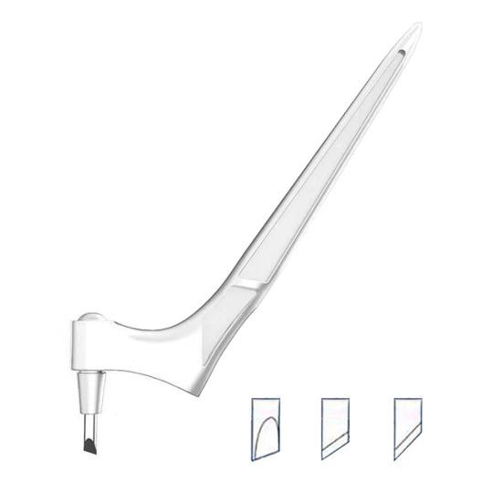 Craft Cutting Pen with 360-Degree Rotating Blades Stainless Steel Art Cut Tool with 3 Interchangeable Blades Crafting Cutter for Stencil Scrapbook DIY