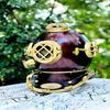 Nautical Diving Helmet   Coating Finish Deep Sea Divers Helmet Nautical Marine Decor Scuba Diving Helmet  Best Gift Item