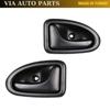 Internal Door Opening Handle Right and Left, Set of 2 Pieces for Renault Clio Mk2 Megane Mk1 Scenic Mk1 Logan Mk1 Master Mk2 Oem 7700434717
