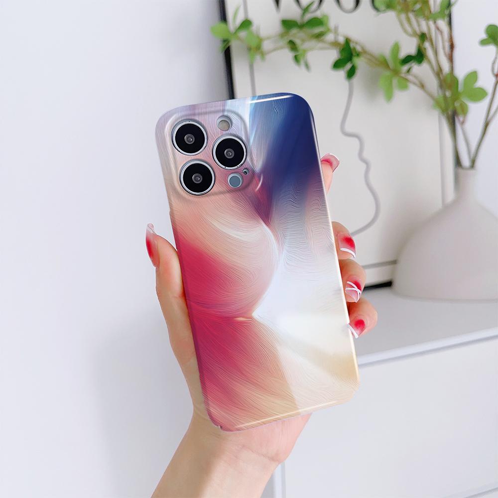 Для iPhone 16 Samsung S23 A23 A52 A33 A73 A53 Huawei Honor Xiaomi Redmi OPPO Vivo Звездный градиентный дизайн Милый полный защитный жесткий чехол для телефона
