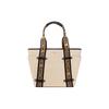New Polyester With Cotton Tote Bag Shopping Bag Shoulder Bags Handbags Regular Women's Beige & Black 30T2G5VT3C-006