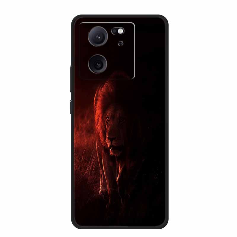 Роскошный Чехол для Телефона для Xiaomi 13T 6.67" Силиконовый ТПУ Мягкая Задняя Крышка Xiaomi 13T Модный Funda Животное Coque Космическое Пространство Животные Чехлы