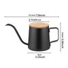 250ml 350ml Coffee Tea Pot Non-stick Coating Food Grade Stainless Steel Gooseneck Drip Kettle Swan Neck Thin Mouth