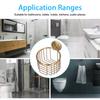 Copper Toilet Paper Rack Hollow Out Tissue Roll Basket Tissue Dispenser  Home Apartment Dorm