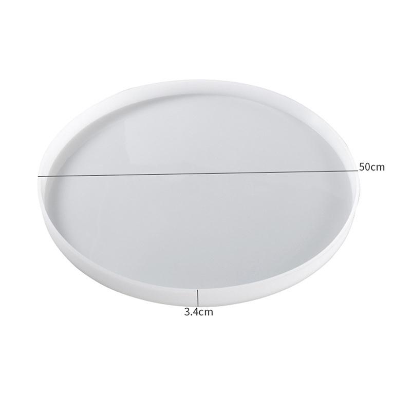 Большой круглый орнамент речной стол для изготовления силиконовых форм Diy форма для эпоксидной смолы