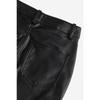 H M Coated Pants Black 1179279002