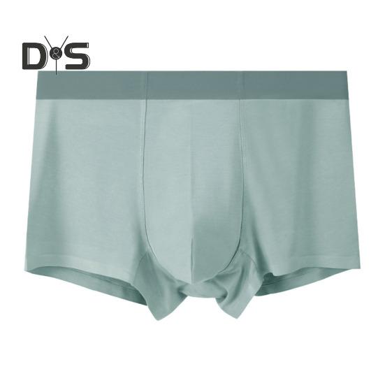 Мужские трусы-боксеры облегающего кроя, цветные шорты-трусы с эластичной резинкой на средней талии, плавные линии, U-образные трусики