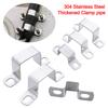 Saddle Clip Horseback Hose Clamp M-shaped U-shaped Square Rectangle Throat Hoop Ohm Tube Card  Tube