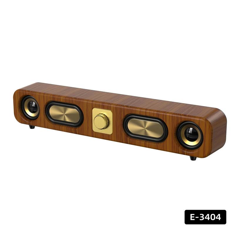 Ретро Bluetooth-динамик Портативные уличные колонки Aux-подключение USB/TF-чтение Вставка Длинная полоса Настольный сабвуфер Аудио