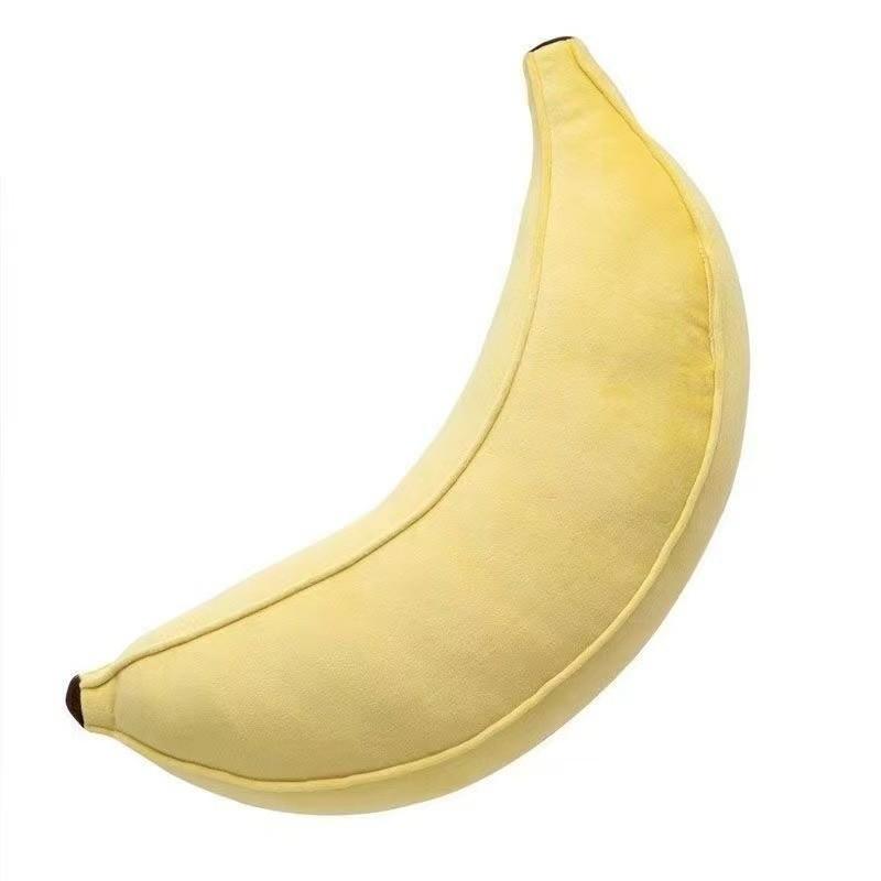 Plush Banana Pillow For Sleeping And Reading Comfort