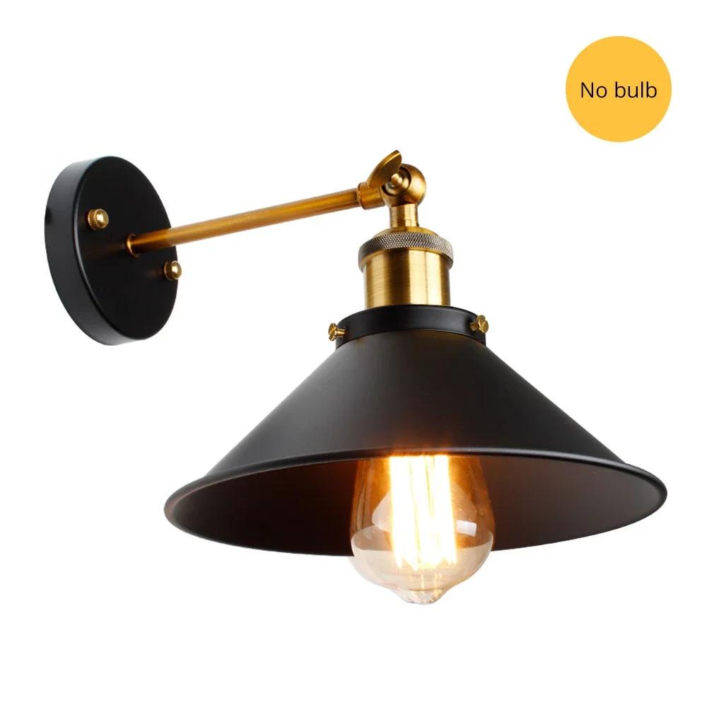 Nordic Wooden Wall Light E27 Aisle Stairs LED Home Ceiling Lighting Sconce Living Room Decor Bedroom Bedside Lamp Black Modern