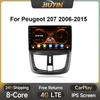 JIUYIN Автомагнитола для Peugeot 207 207CC 2006 - 2015 беспроводной CarPlay Android Auto автомобильные интеллектуальные системы Нет 2 din 2din DVD
