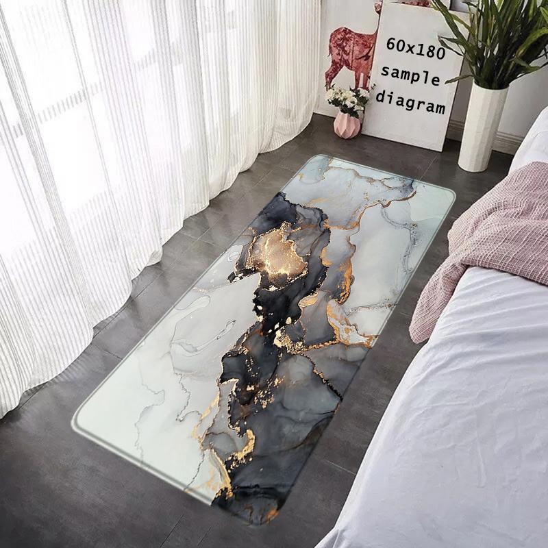 Door Mats Marble Pattern Interior Foot Rug Welcome Floor Mat for Entryway Soft Hallway Carpet Kitchen Rugs Fluffy Home Decor