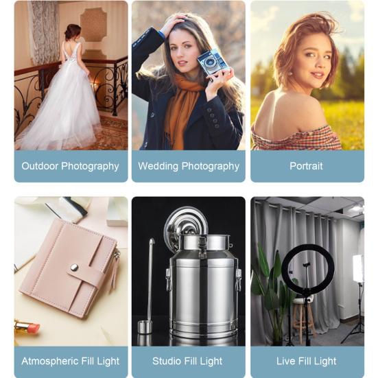 Round Reflector Two-in-one Fill Light Durable Compact Foldable Easy To Carry Photography Light