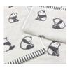 Imabari Towel Face Towel Panda Pattern Set of 3 Approx. 34x80cm Made in Japan Gentle on Skin for Nursery, Baby, Nap Time, Kindergarten, Absorbent,
